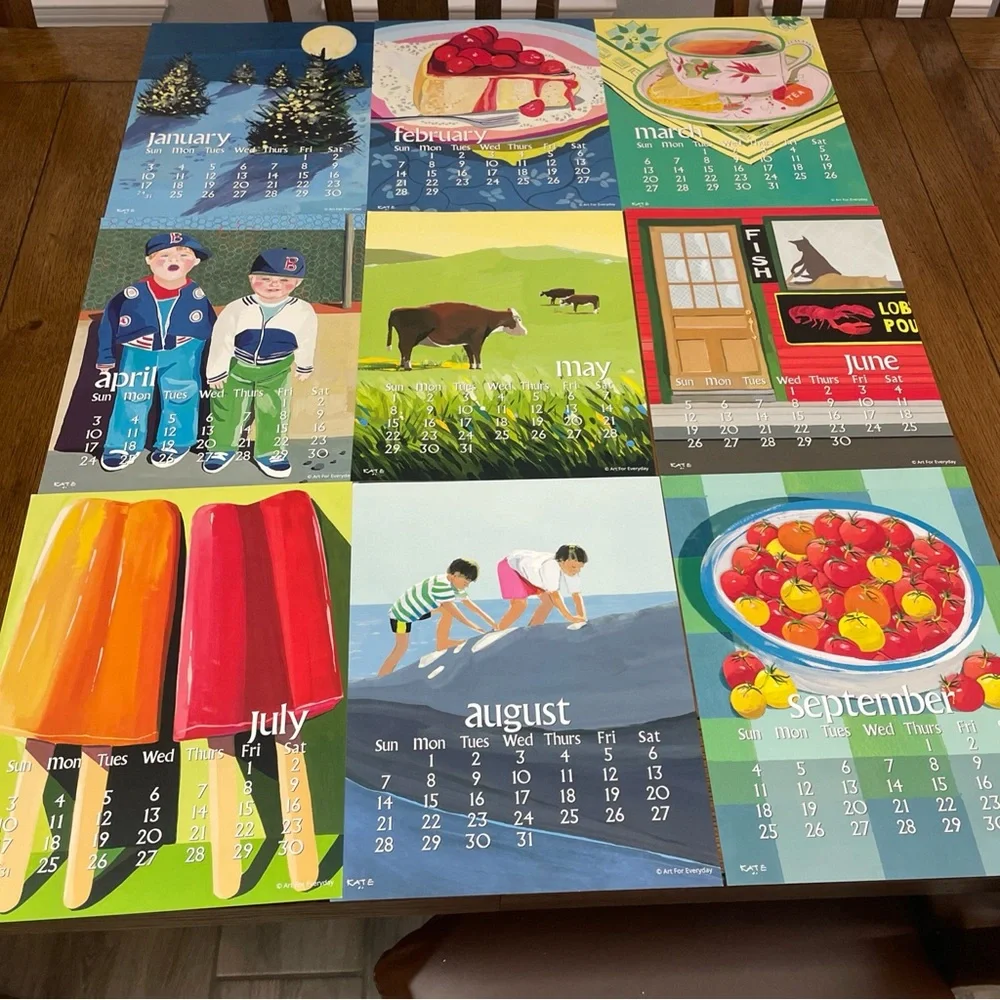 Kate Libby Calendar For 2016 Art For Everyday 11